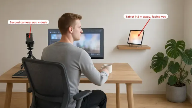 Answers on a second screen: nothing on the computer, answers only on a phone or tablet
